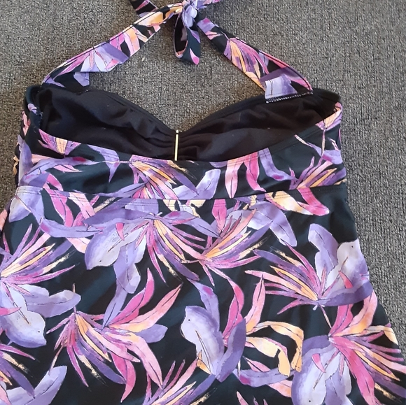 Jacqueline Smith swim top sz 14 - Picture 3 of 3